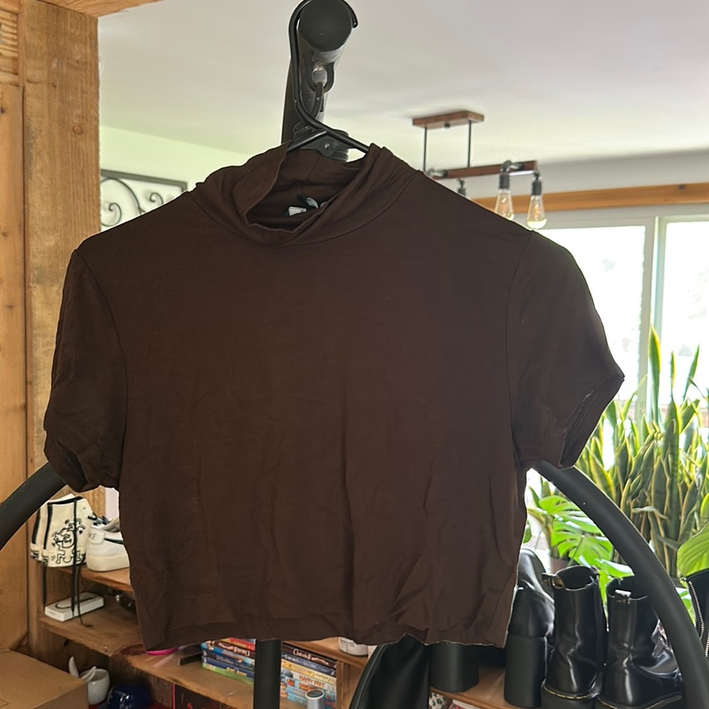 Vintage Ralph Lauren turtleneck crop top